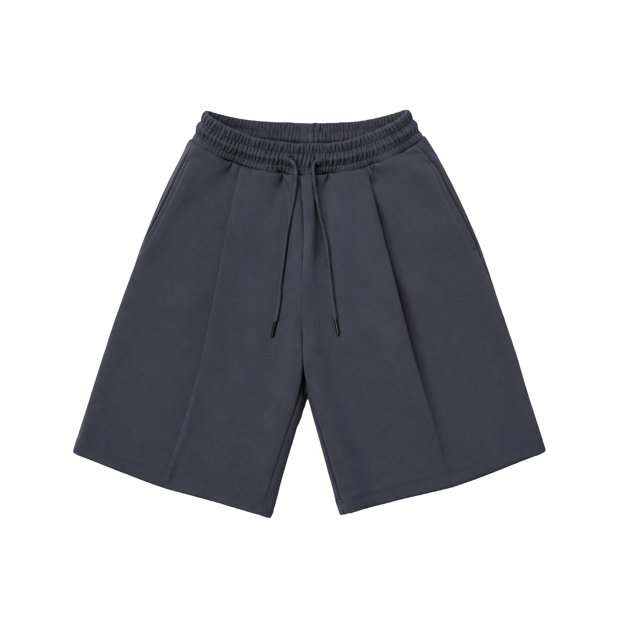 Fitsole Pleated Dark Grey Shorts