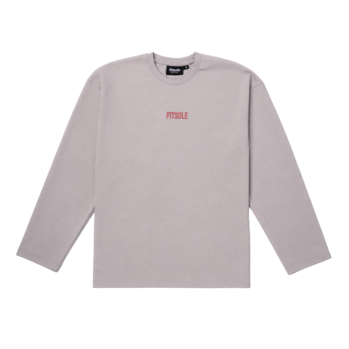 Fitsole Light Grey Long Sleeve Tee
