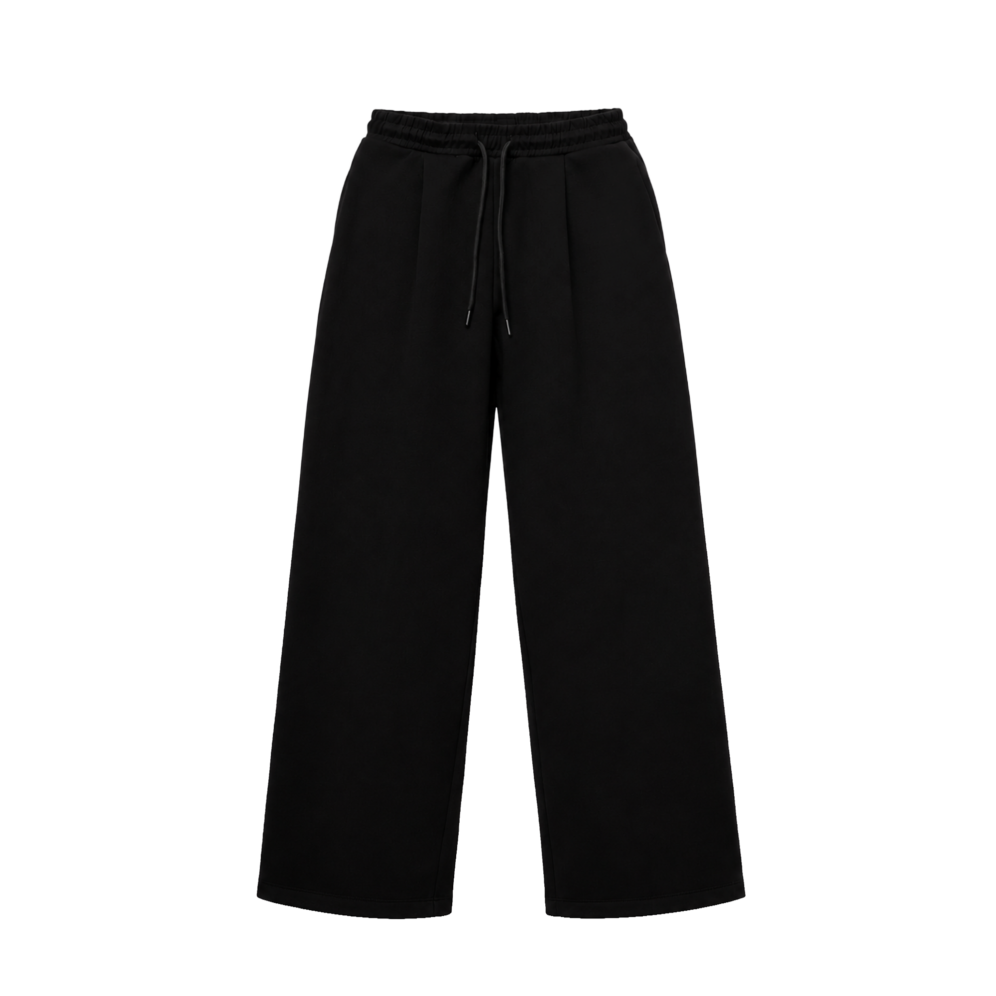 Fitsole Pleated Black Pants