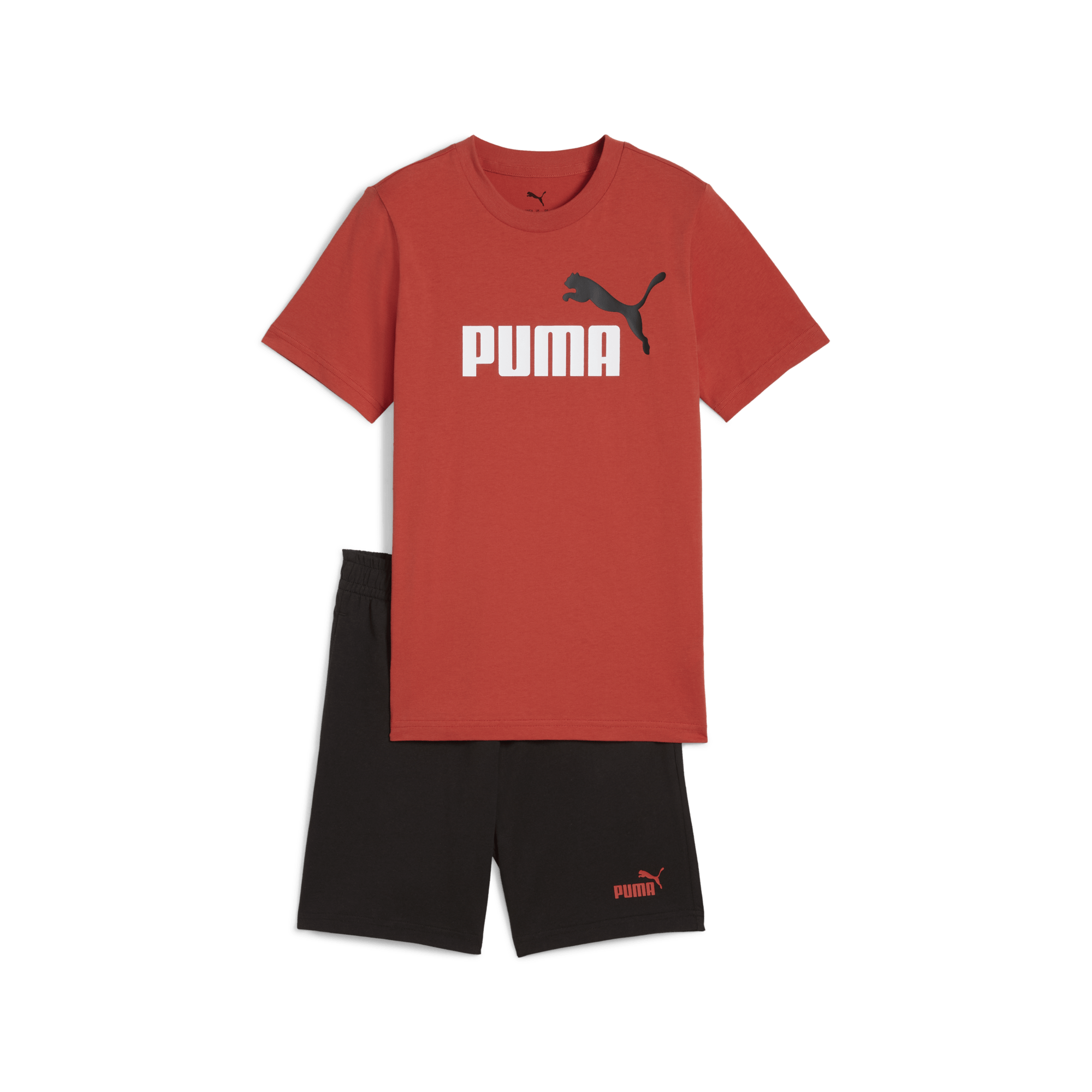 Ess 2 Color No. 1 Logo Tee And Shorts Set B