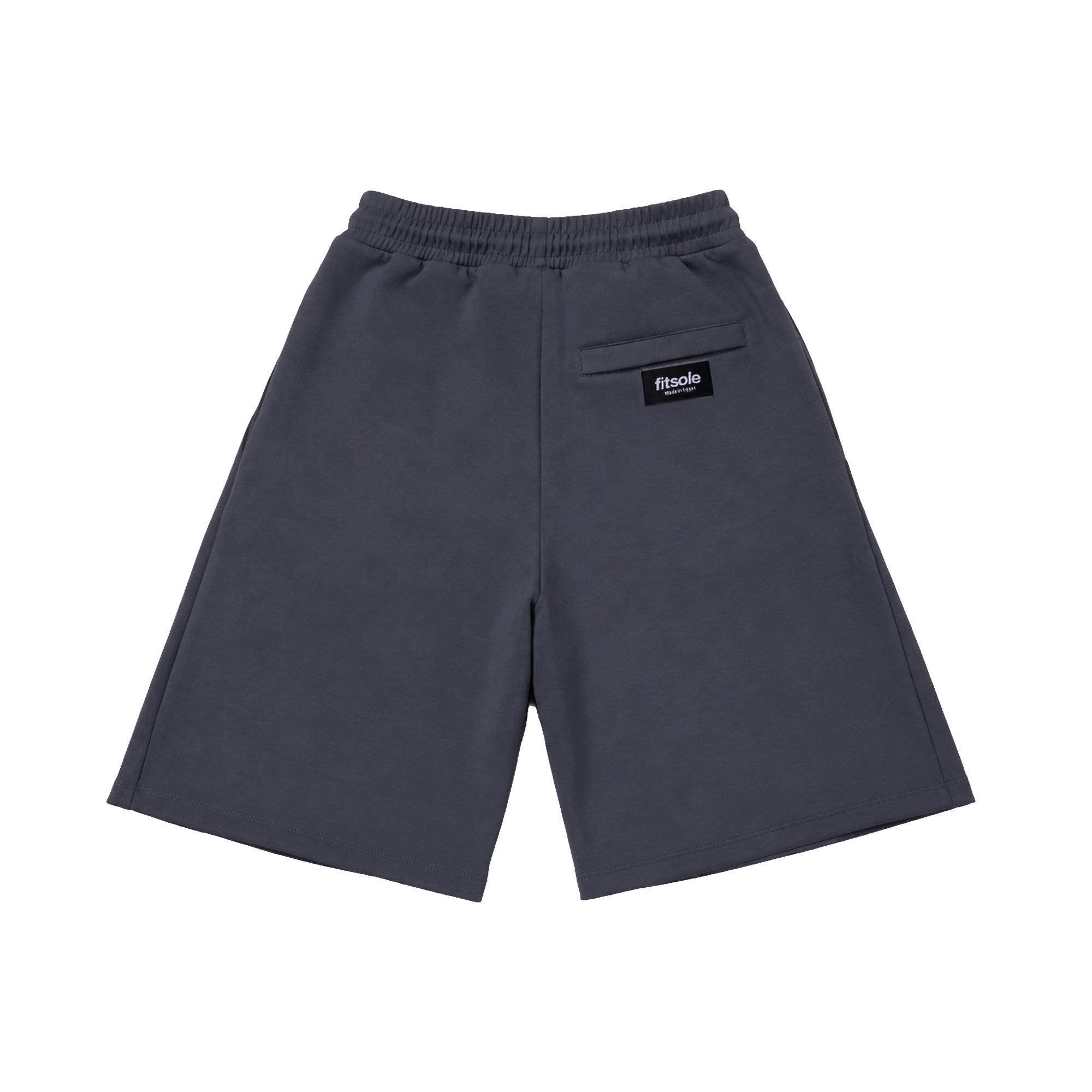 Fitsole Pleated Dark Grey Shorts