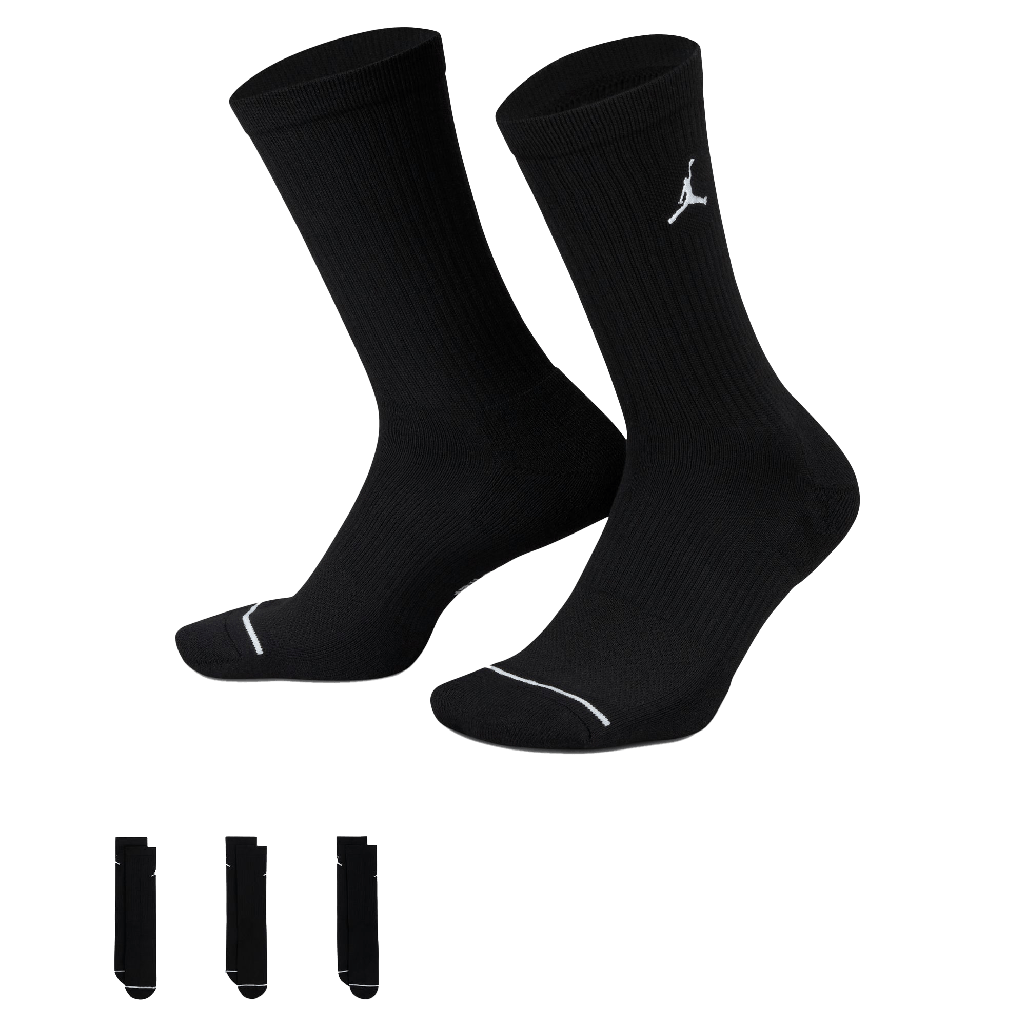 U J Ed Cush Poly Crew 3 Pk - 144