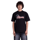 Clippers Front Printed Black Tee