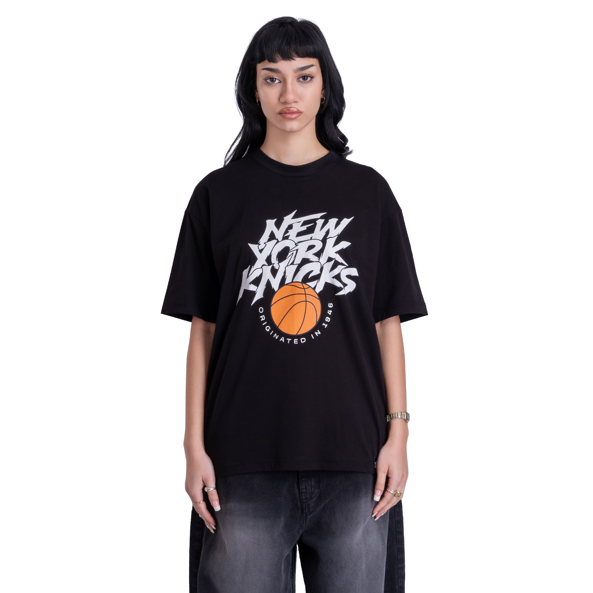 KNICKS Front Print Tee