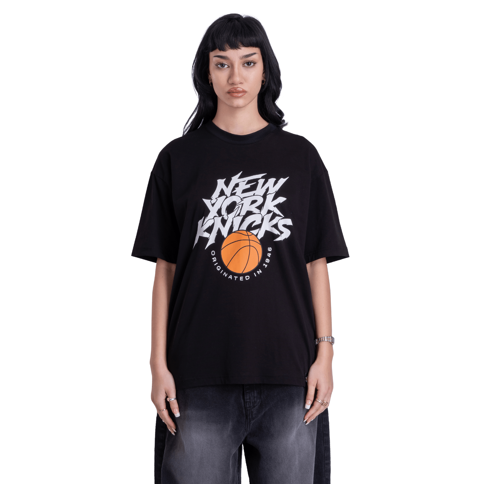 KNICKS Front Print Tee