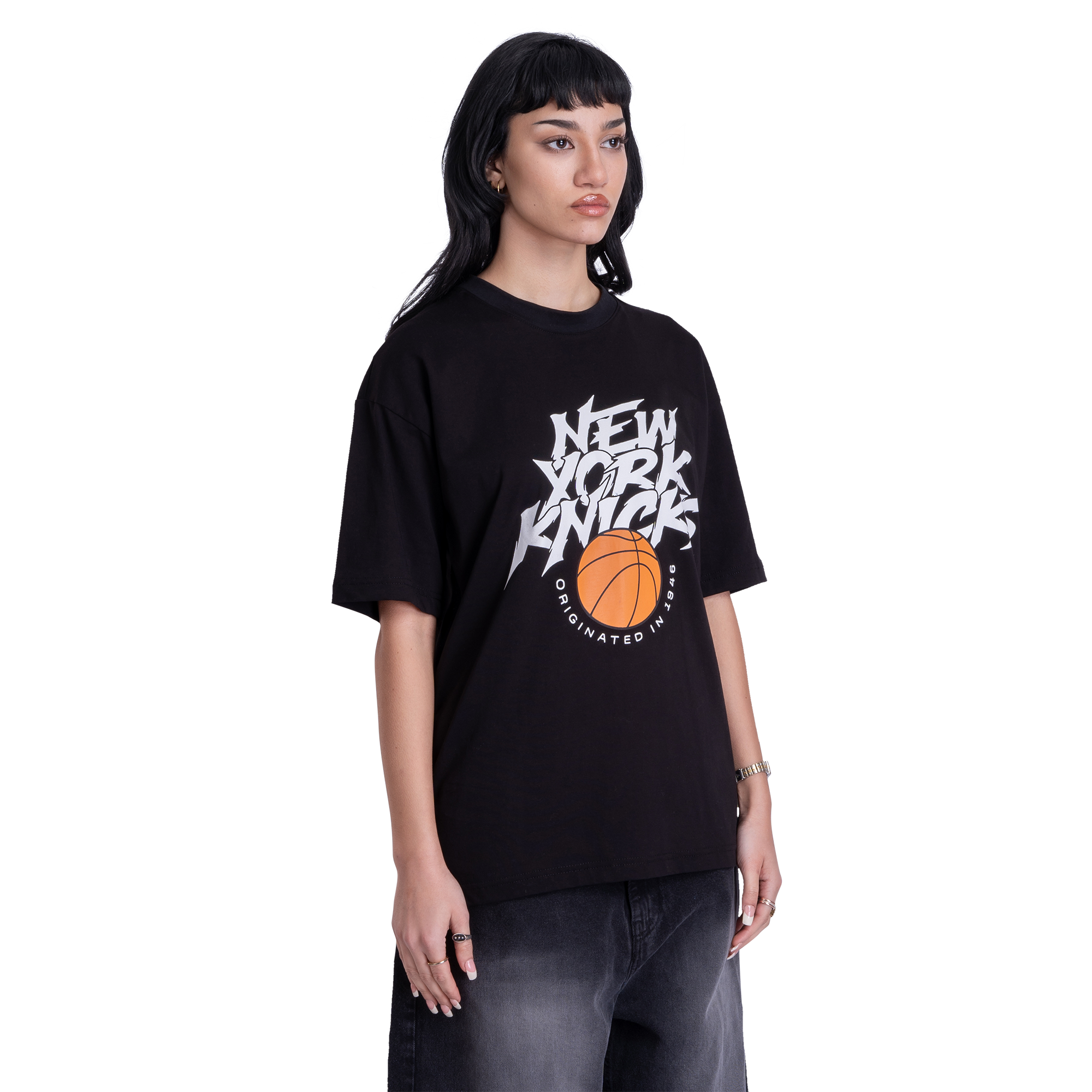 KNICKS Front Print Tee