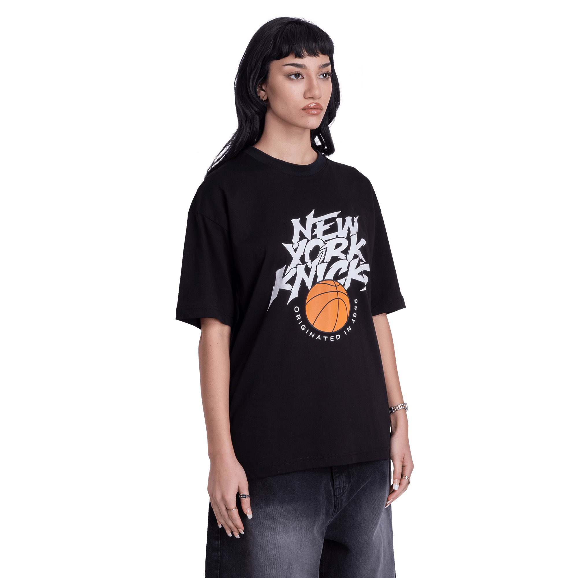 KNICKS Front Print Tee