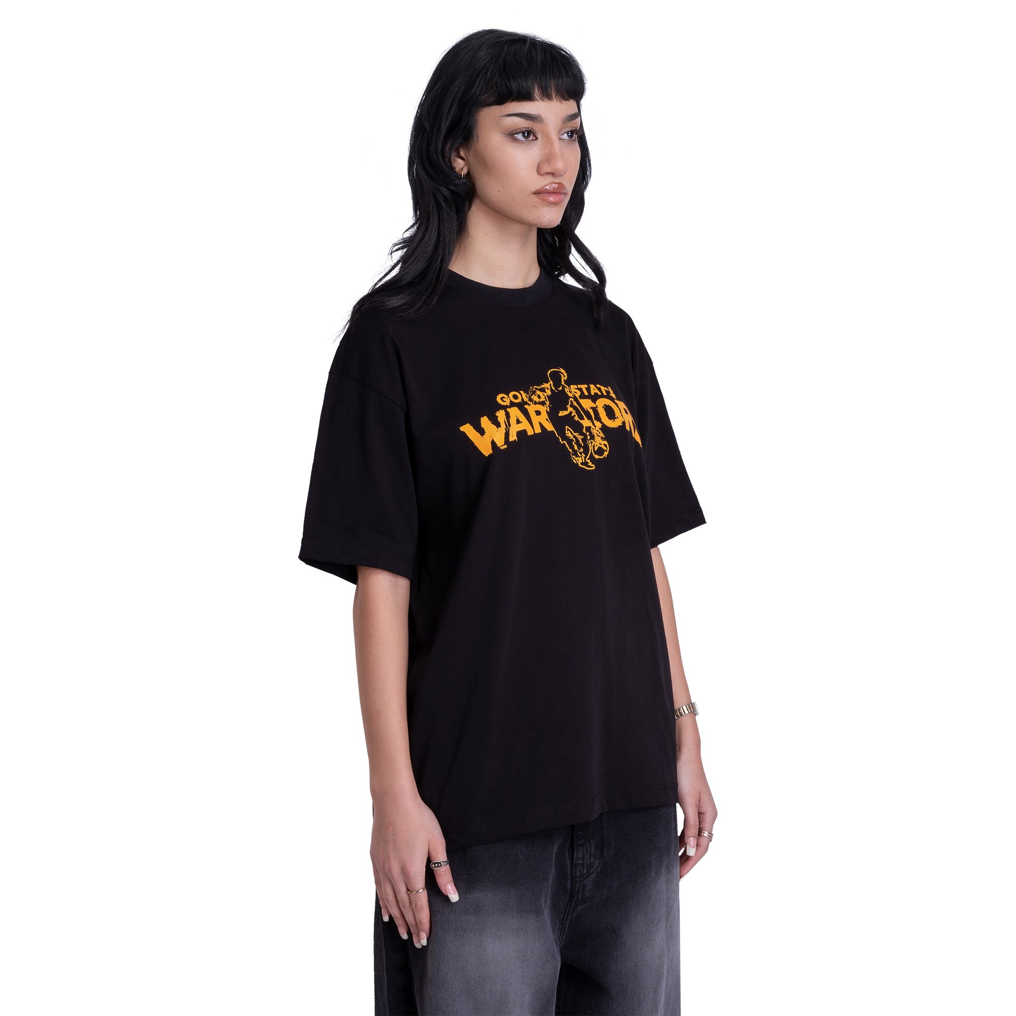 GSW002 Front Printed Black Tee