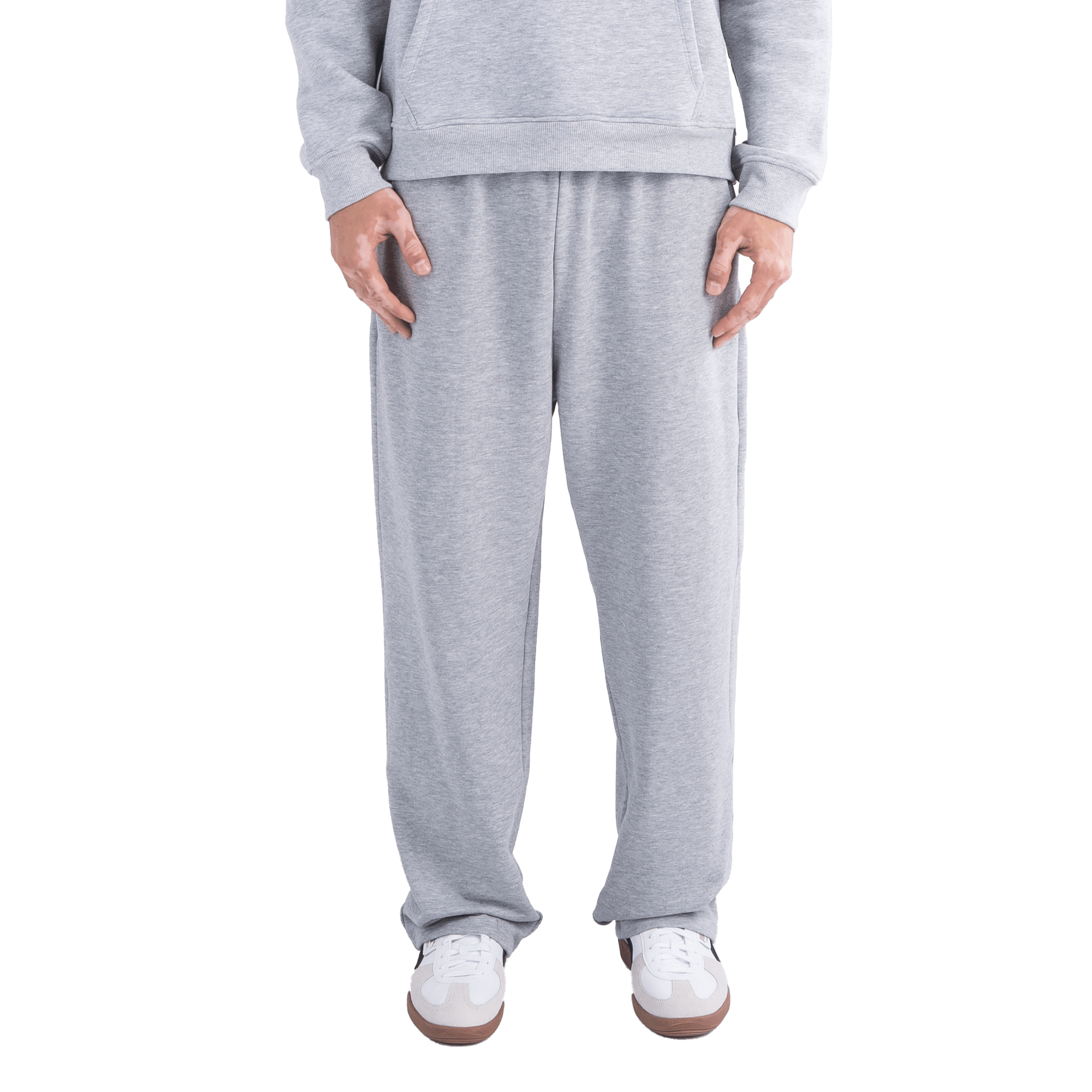 Fitsole Grey Wide Leg Sweatpants