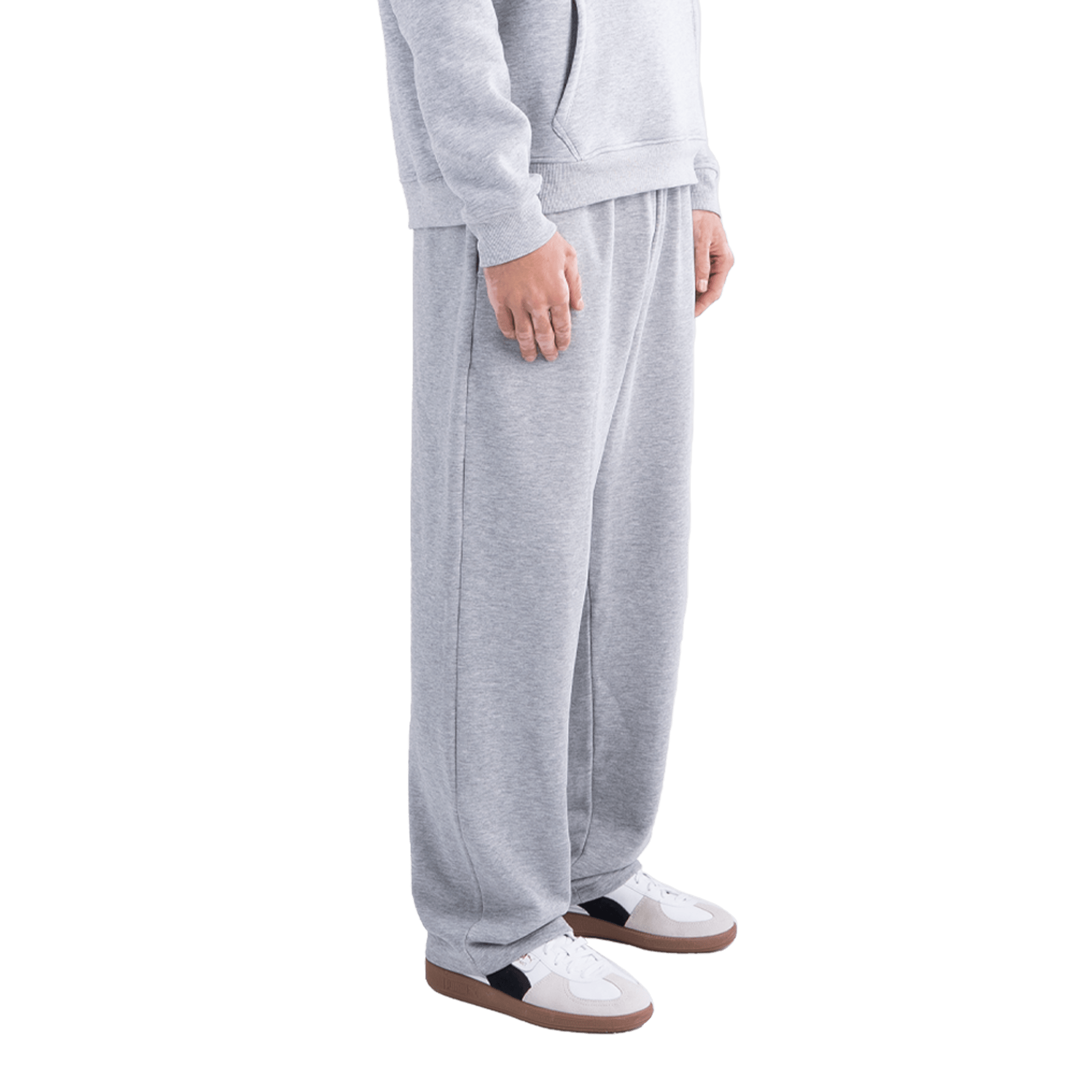 Fitsole Grey Wide Leg Sweatpants