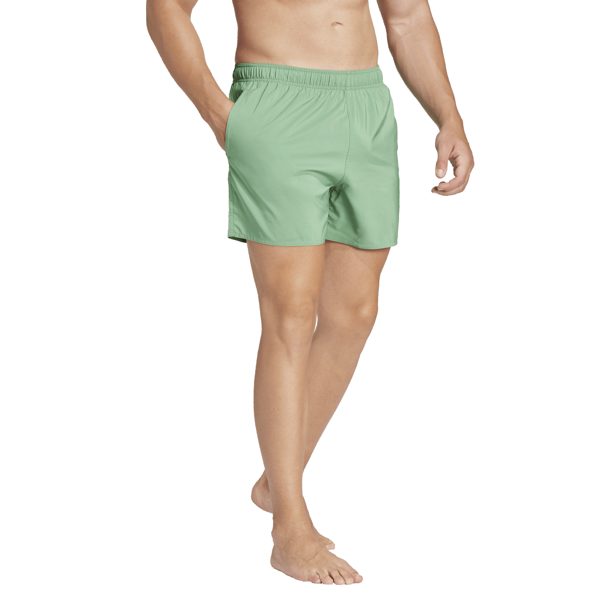 Solid CLX Short-Length Swim Shorts