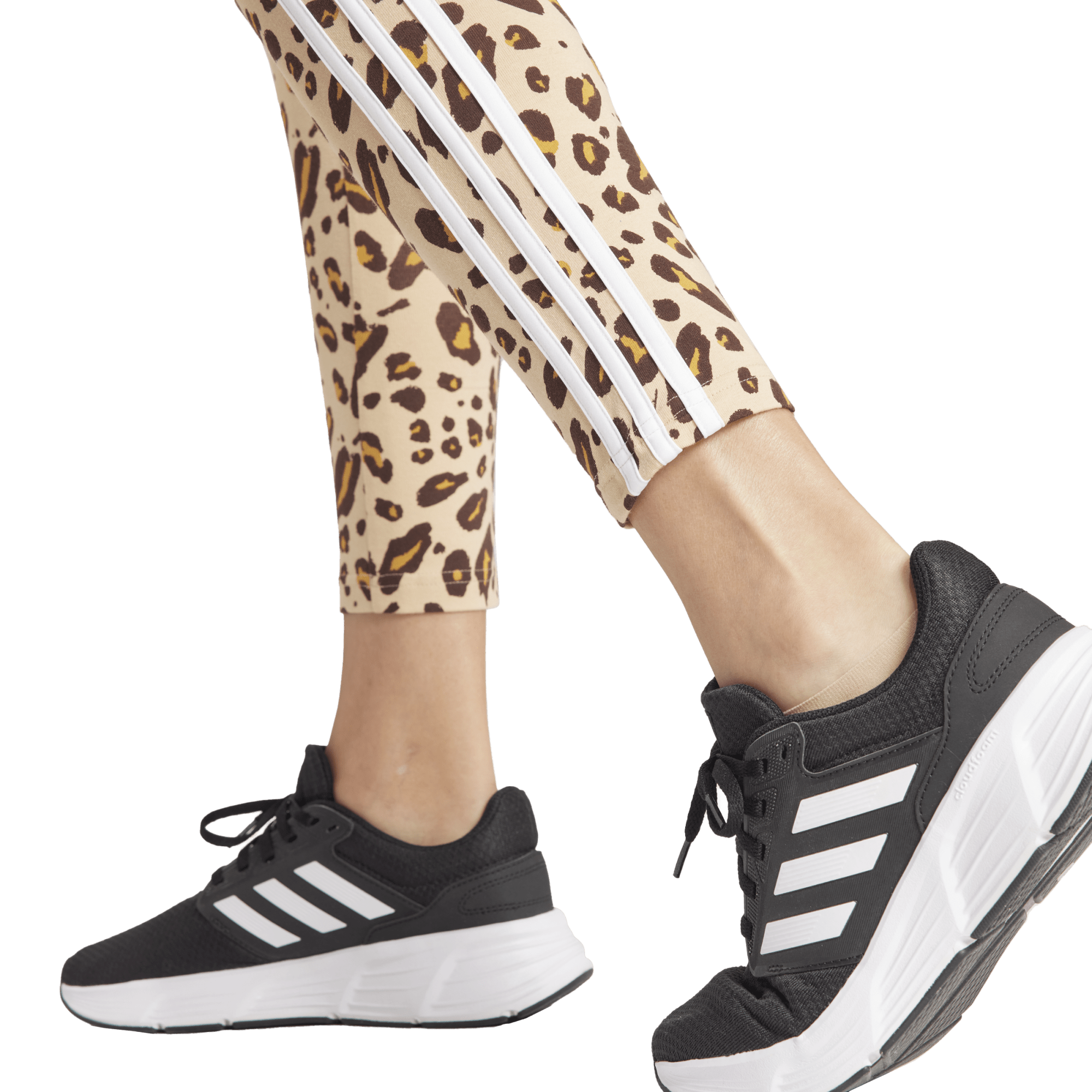 Essentials 3-Stripes Animal Print Leggings