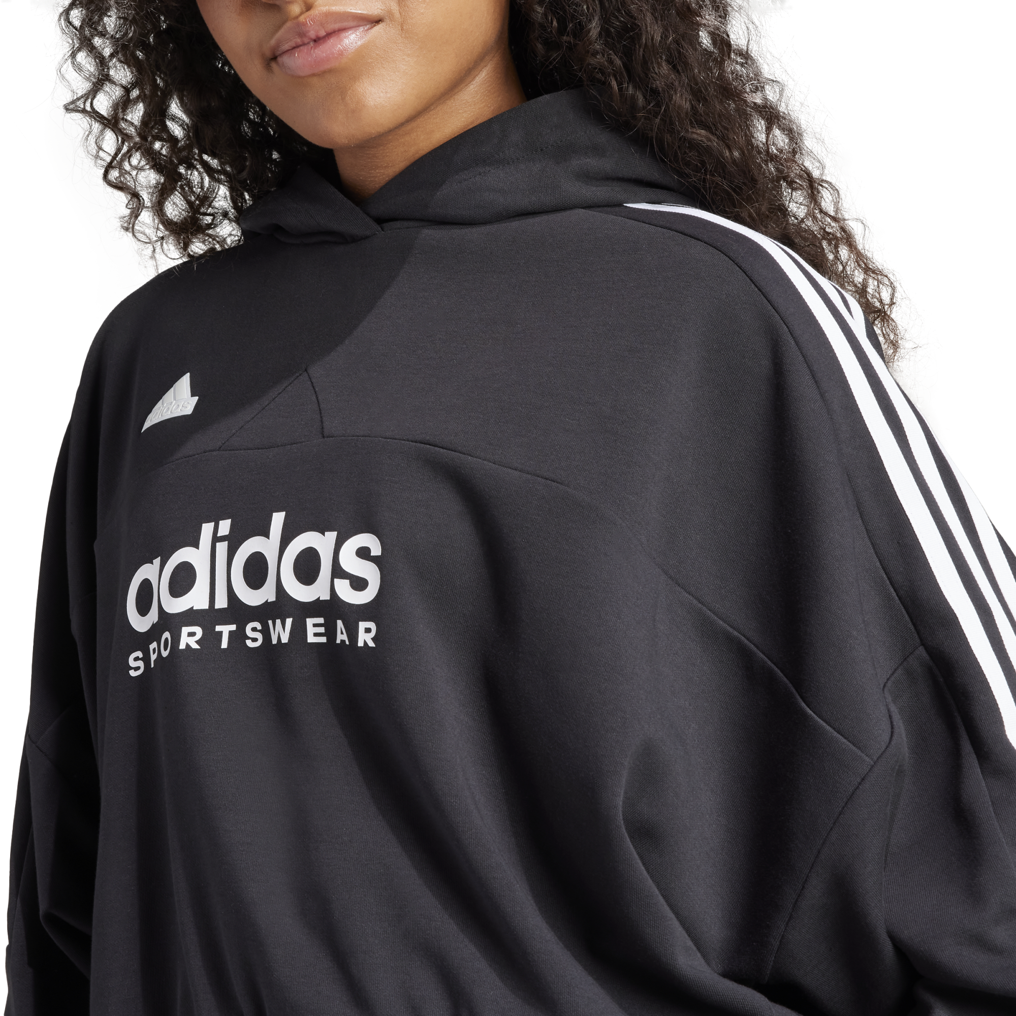 Tiro 3-Stripes Loose Hoodie