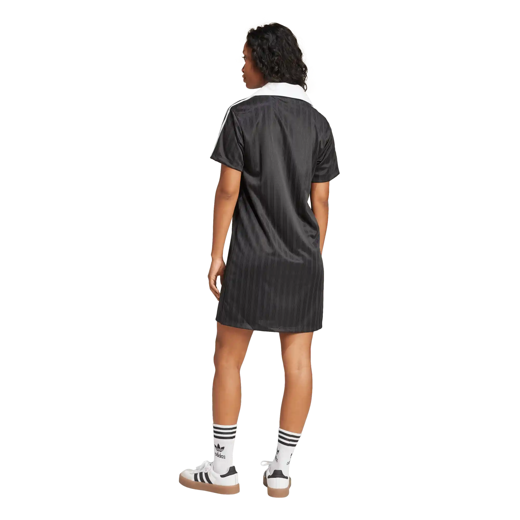 ADICOLOR FOOTBALL JACQUARD V-NECK DRESS