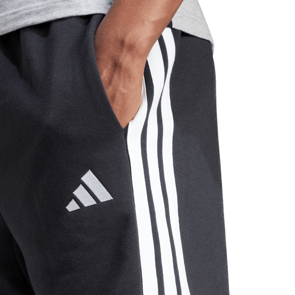 ESSENTIALS THREE STRIPES FRENCH TERRY SHORTS