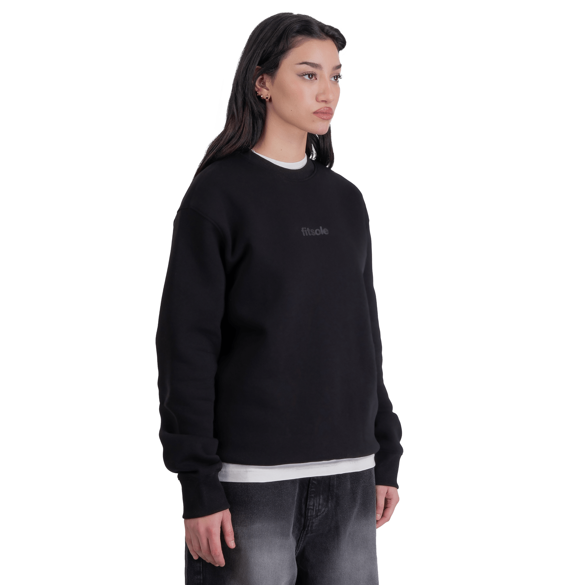 Fitsole Black Sweatshirt