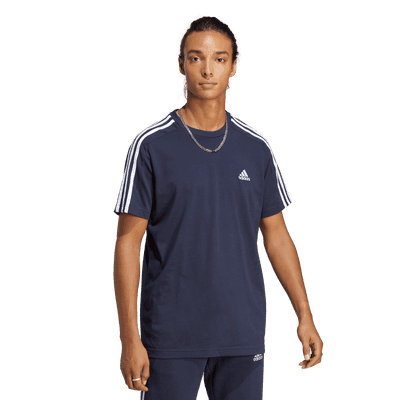 Essentials Single Jersey 3-Stripes T-Shirt (M)