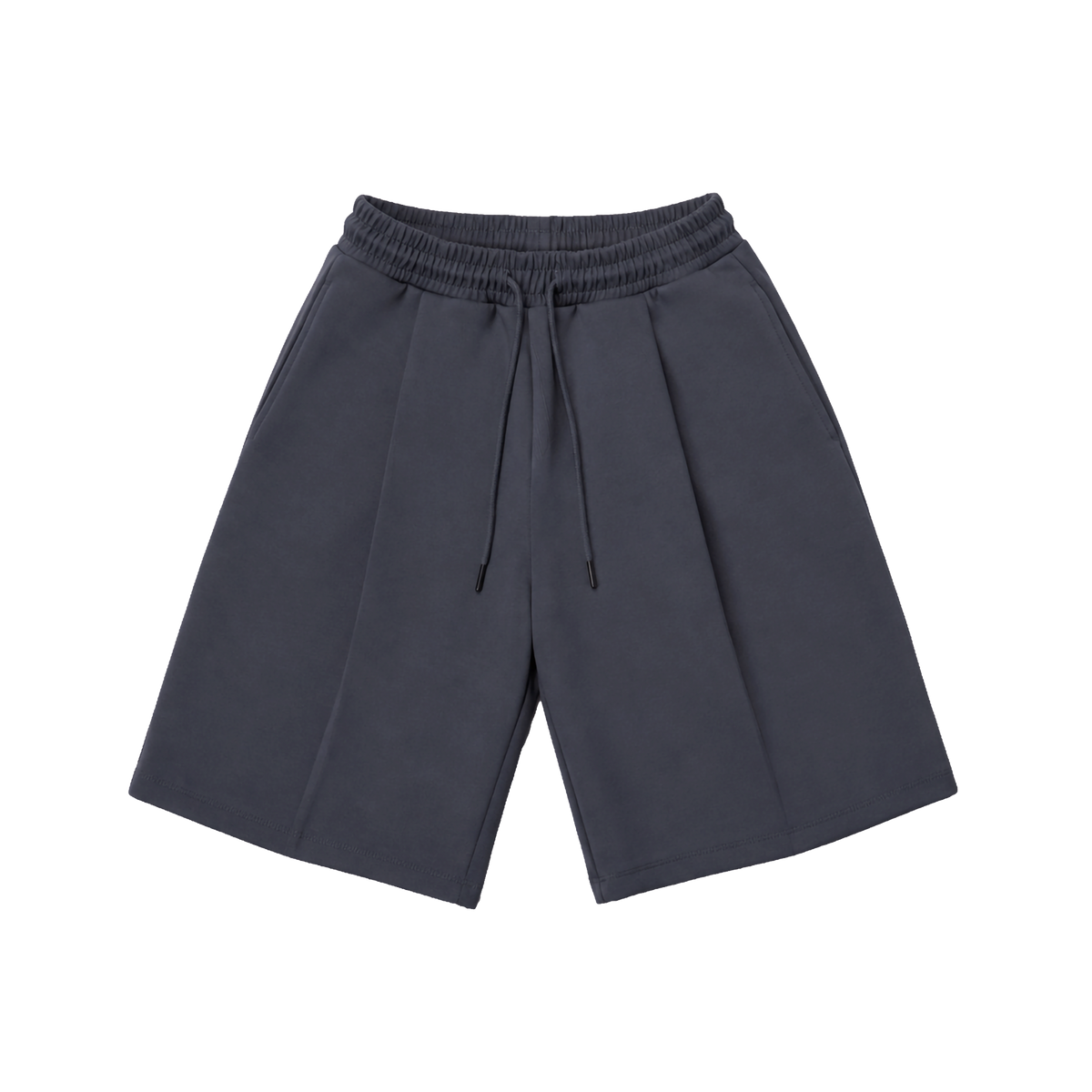 Fitsole Pleated Dark Grey Shorts
