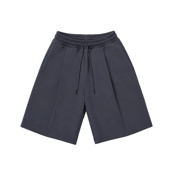 Fitsole Pleated Dark Grey Shorts