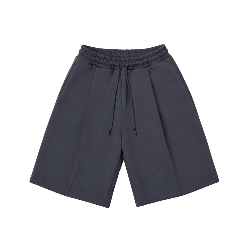 Fitsole Pleated Dark Grey Shorts