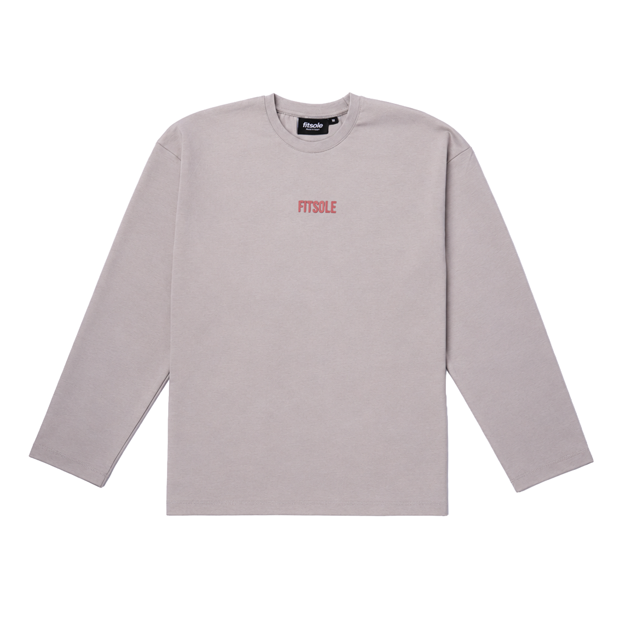 Fitsole Light Grey Long Sleeve Tee