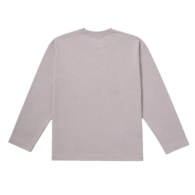 Fitsole Light Grey Long Sleeve Tee