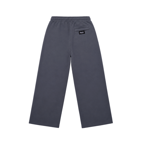 Fitsole Pleated Dark Grey Pants