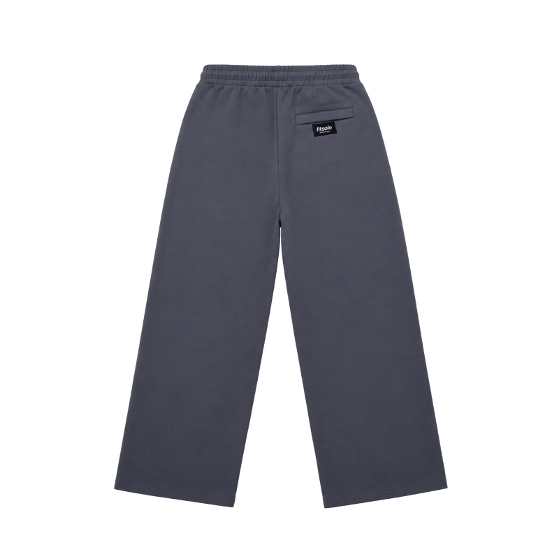 Fitsole Pleated Dark Grey Pants