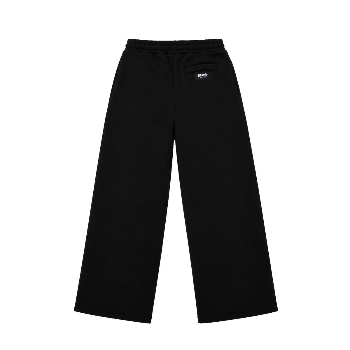 Fitsole Pleated Black Pants