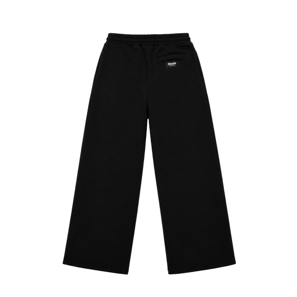 Fitsole Pleated Black Pants