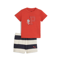 Minicats Super Puma Tee And Shorts Set Inf