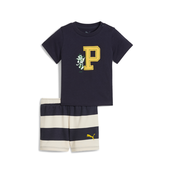 Minicats Super Puma Tee And Shorts Set Inf