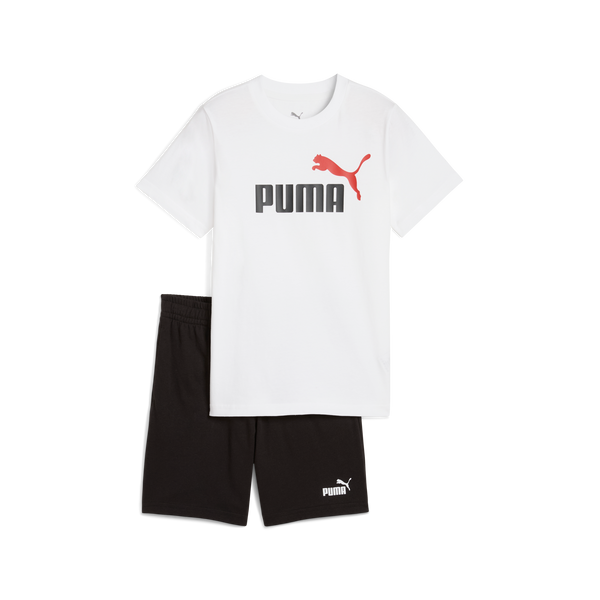 Ess 2 Color No. 1 Logo Tee And Shorts Set B