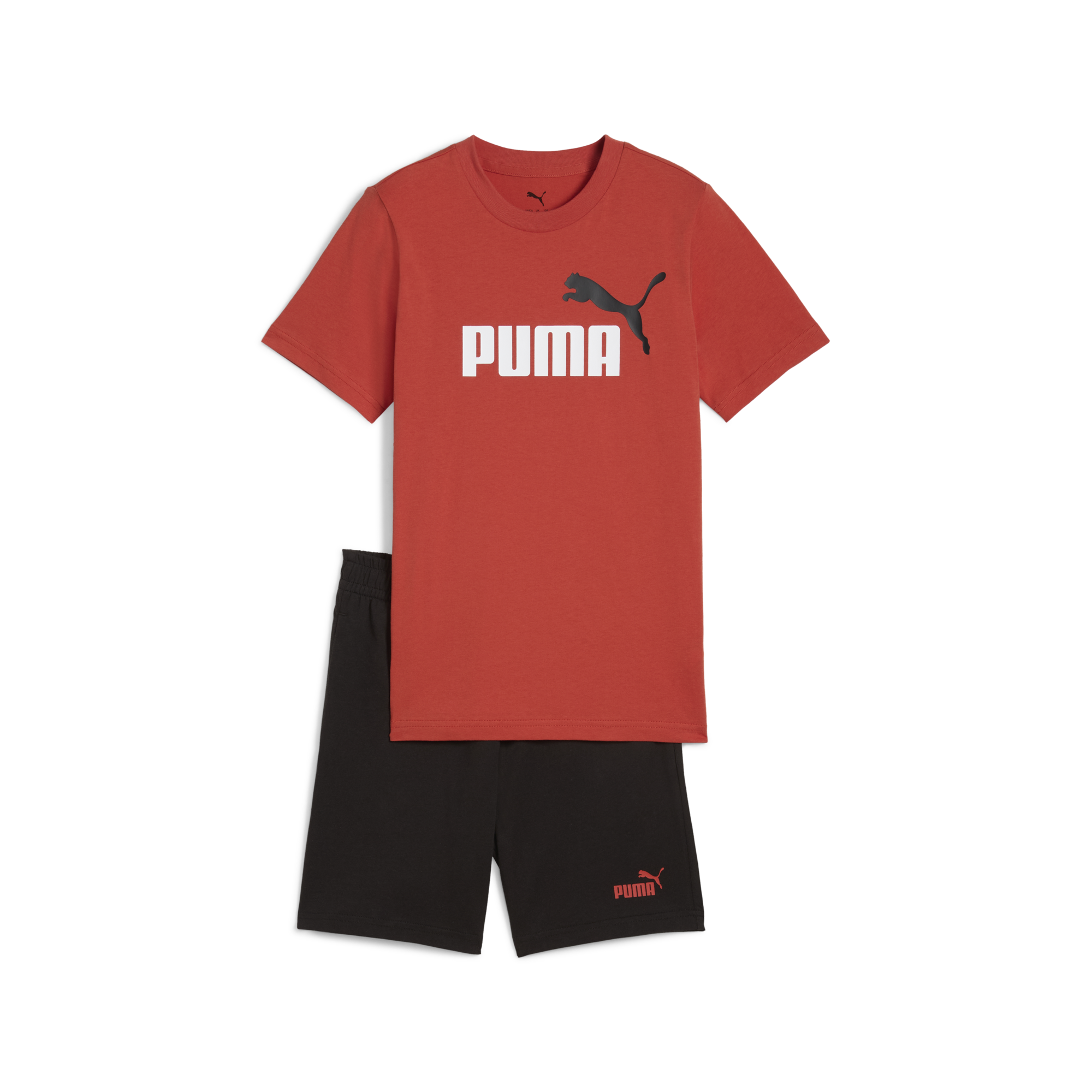 Ess 2 Color No. 1 Logo Tee And Shorts Set B