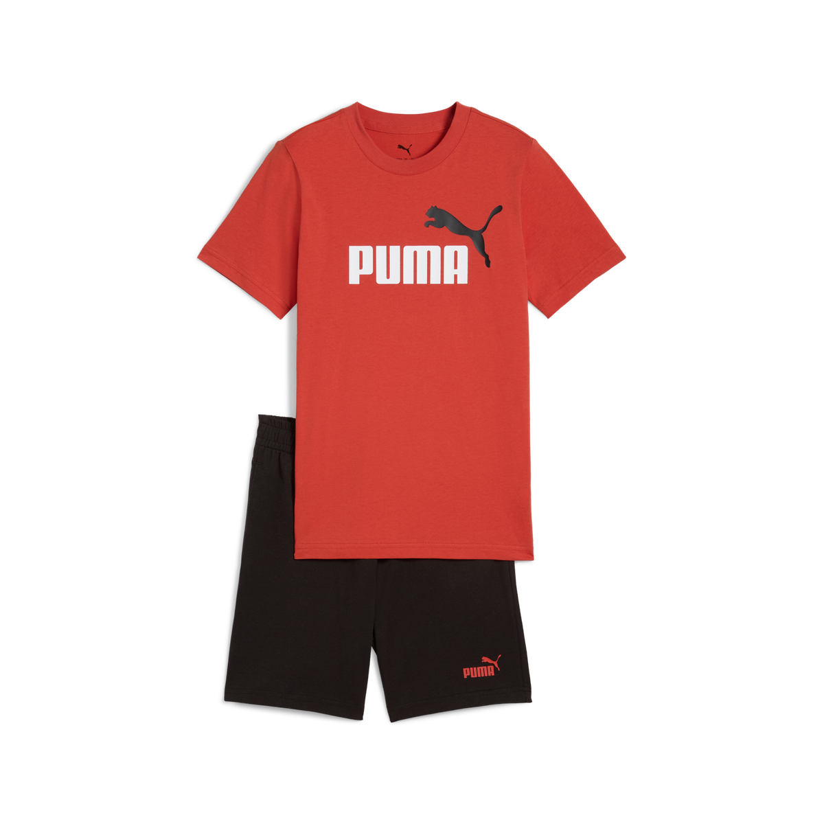 Ess 2 Color No. 1 Logo Tee And Shorts Set B