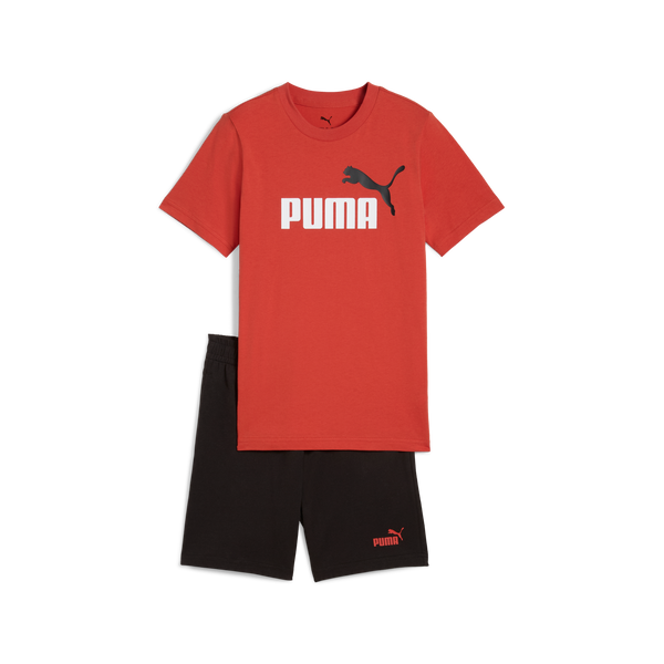 Ess 2 Color No. 1 Logo Tee And Shorts Set B