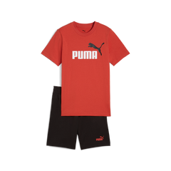 Ess 2 Color No. 1 Logo Tee And Shorts Set B