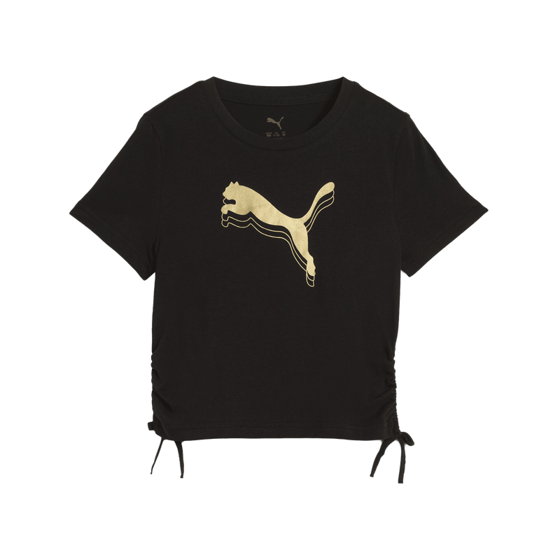 Essentials Metallic Knotted Tee