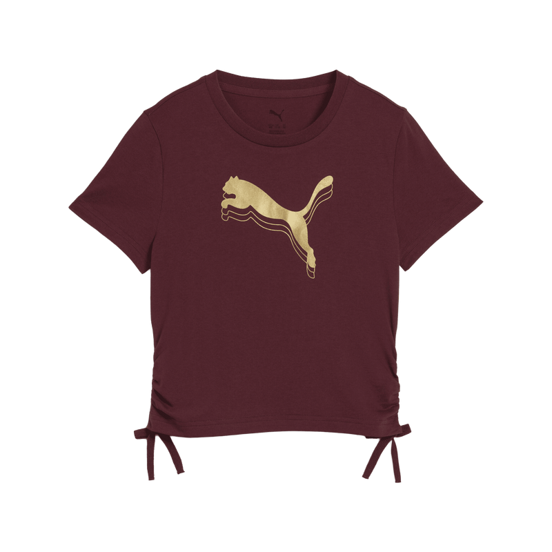 Essentials Metallic Knotted Tee