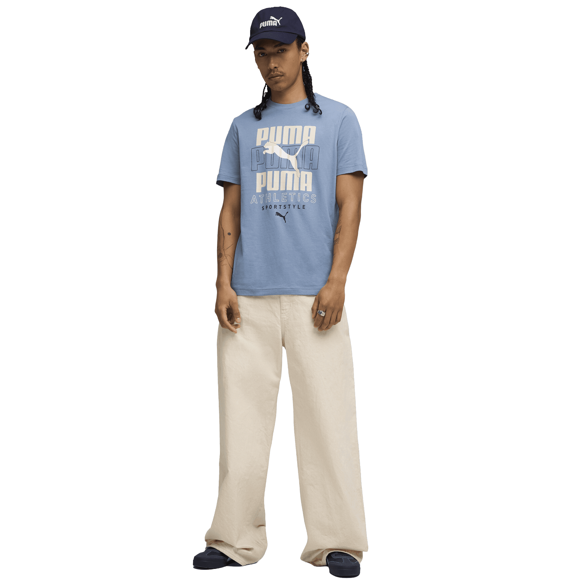 Puma Graphic Stacked T-Shirt