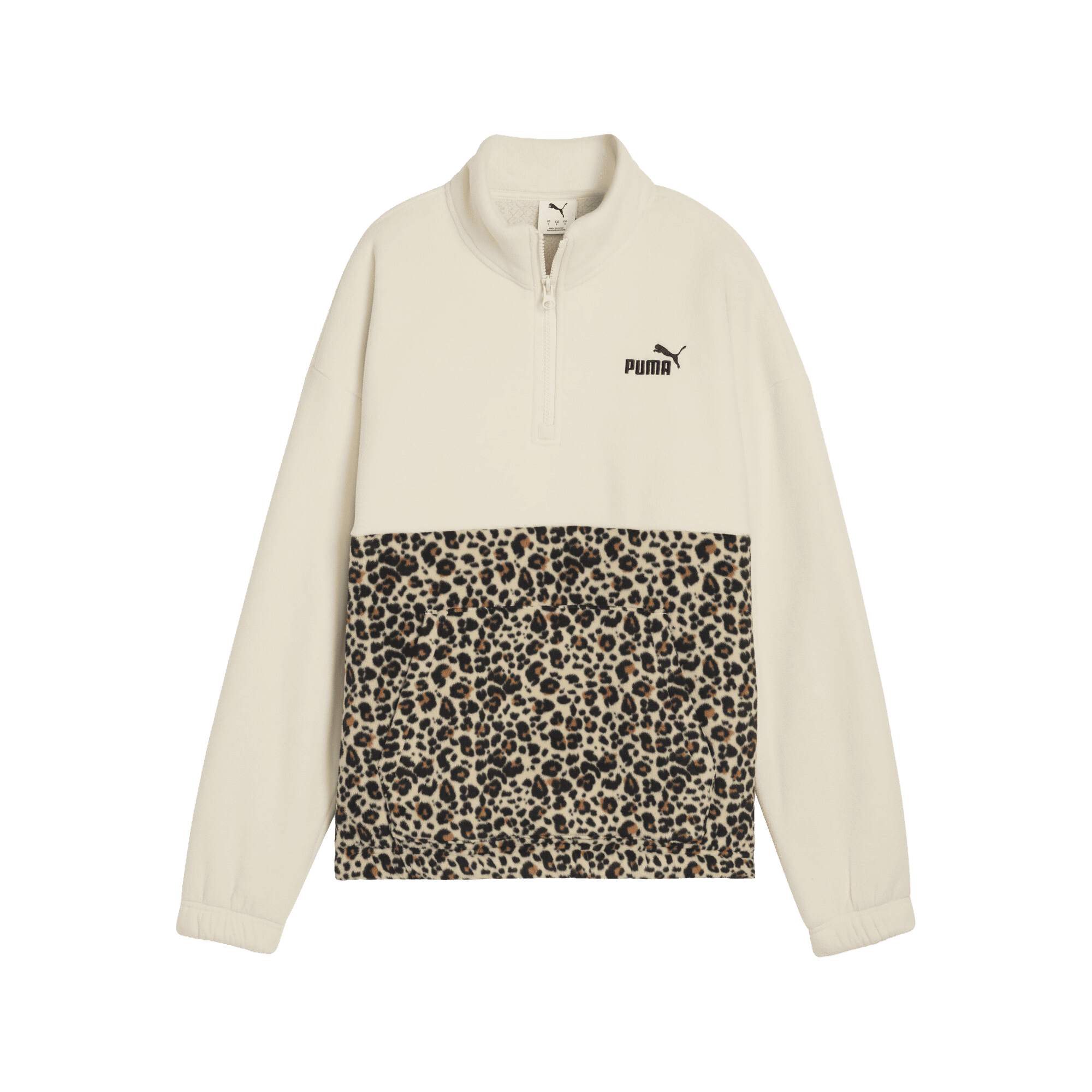 Essentials Animal Print Relaxed Crew