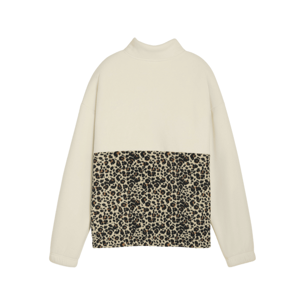 Essentials Animal Print Relaxed Crew