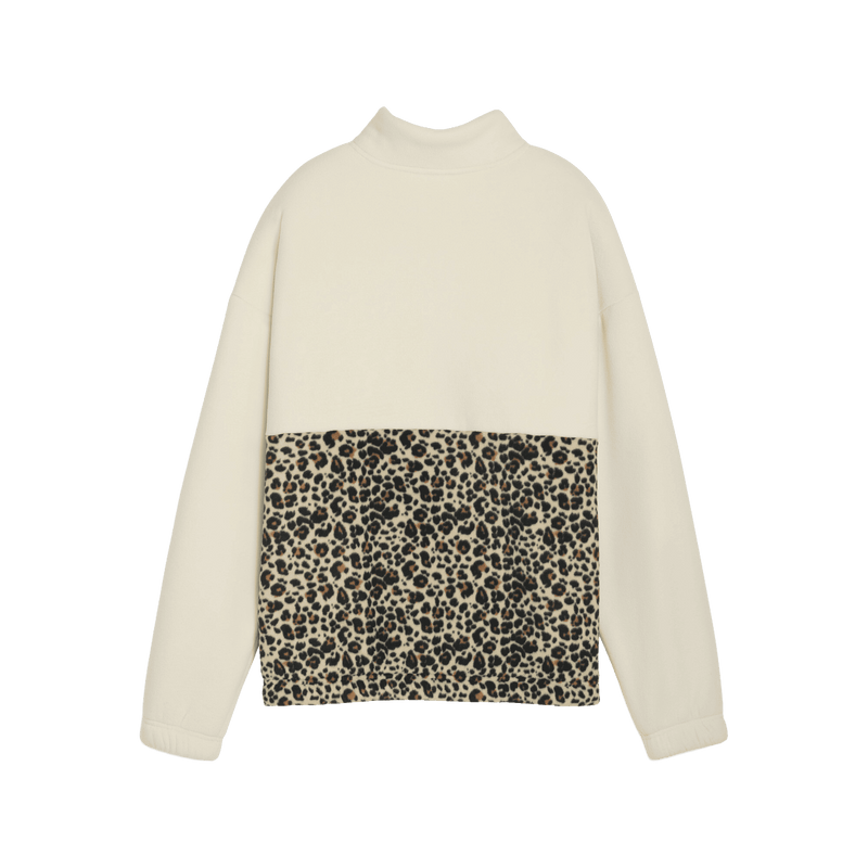 Essentials Animal Print Relaxed Crew