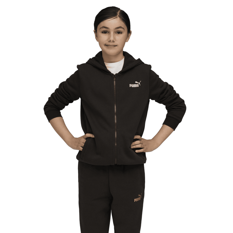 Metallic Hooded Sweat Suit Youth