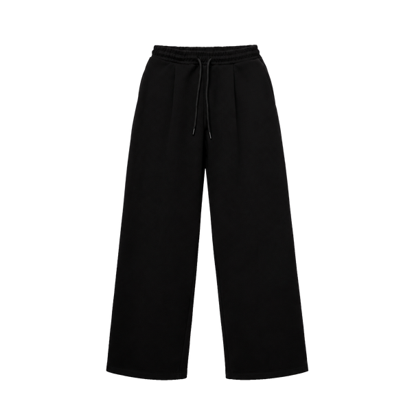 Fitsole Pleated Black Pants