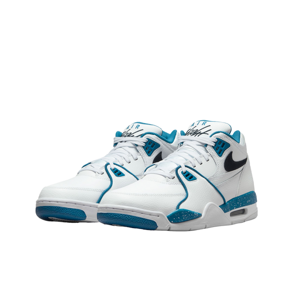 Nike air flight 89 white blue best sale