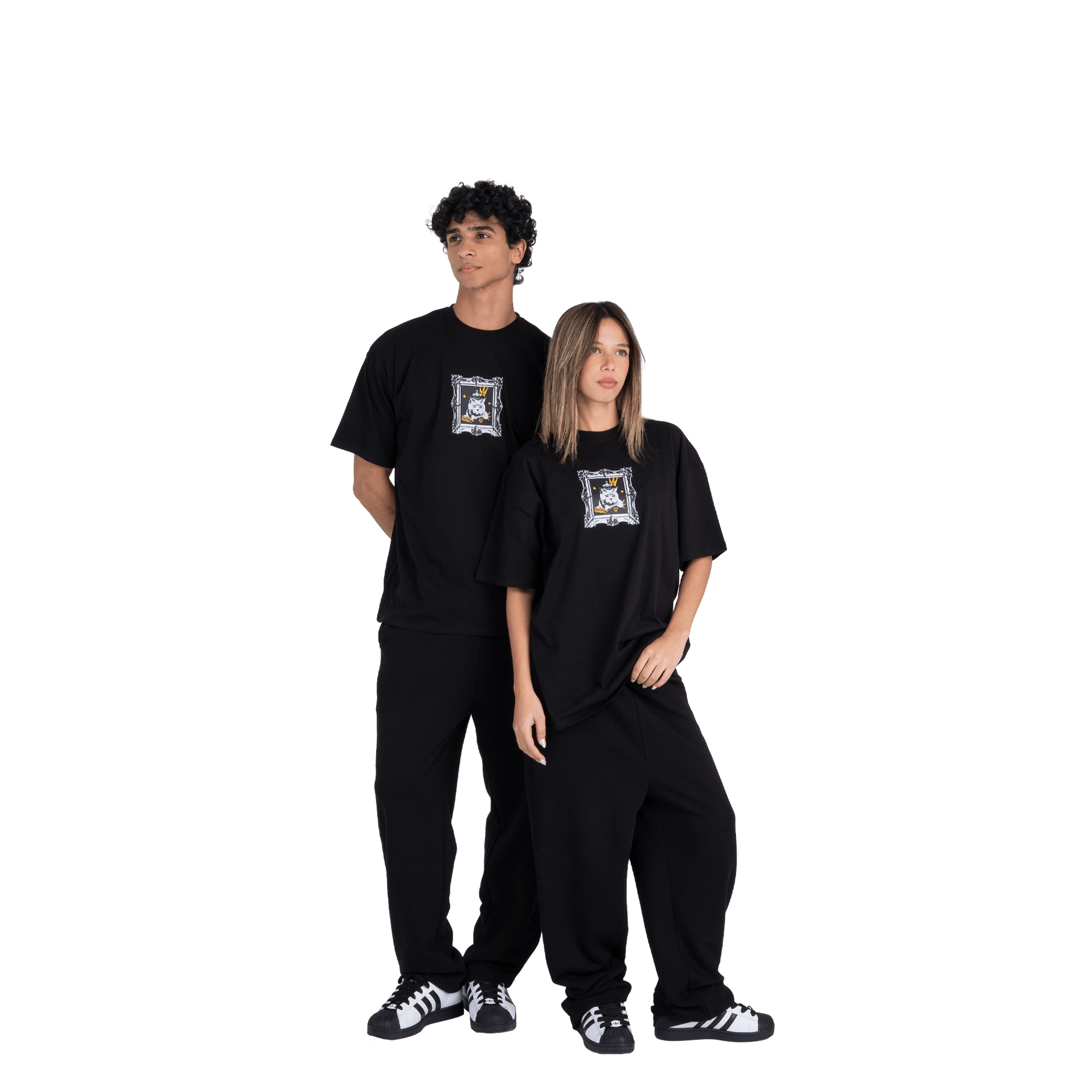 Fitsole Black Wide Leg Sweatpants