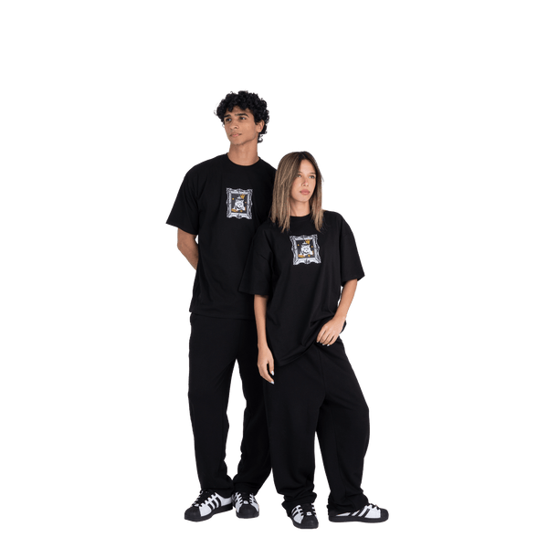 Fitsole Black Wide Leg Sweatpants