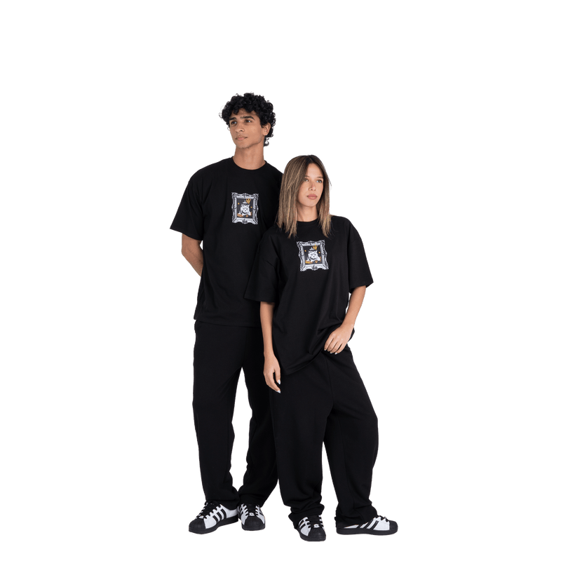 Fitsole Black Wide Leg Sweatpants