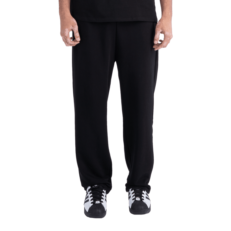 Fitsole Black Wide Leg Sweatpants